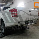 Захист заднього бампера Mitsubishi L200 (2016-) Fiat FullBack (одинарна хвиля) d70