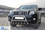 Кенгурятник з перемичкою і грилем D60 для Toyota Prado 150 09-13