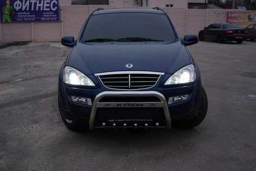 Кенгурятник з написом Can Otomotive для Ssang Yong new Kyron 2007+