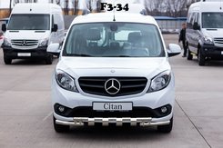 Захист переднього бампера для Mercedes Citan 2012+