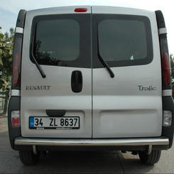 Захист заднього бампера нерж. для Opel Vivaro 2015+