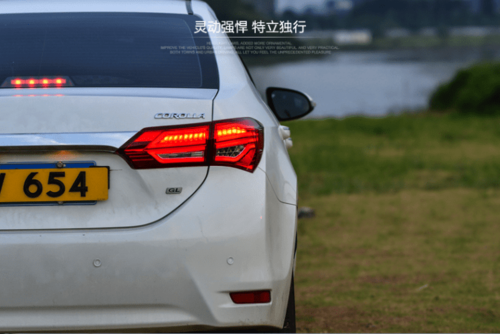 Світлодіодні задні ліхтарі LED Toyota Corolla 2013+ Benz стиль