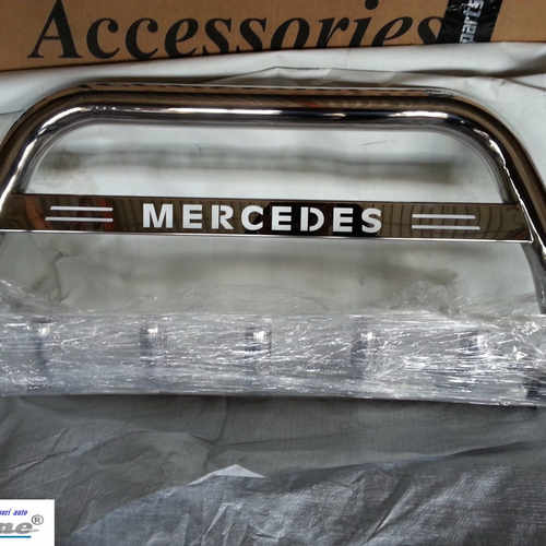 Кенгурятник з написом і грилем D60 для Mercedes Citan 2012+ (WT004)