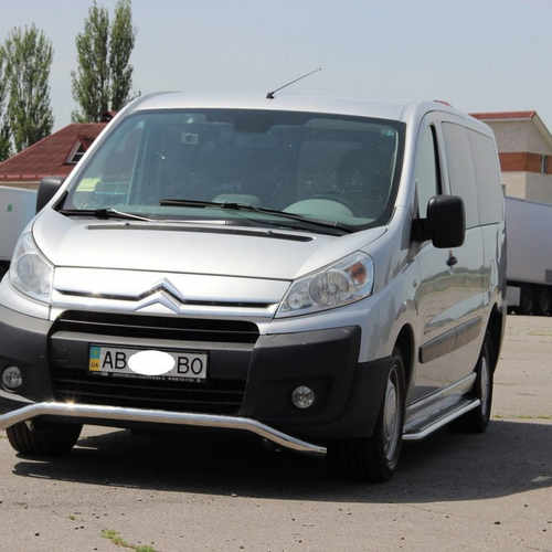 Захист переднього бампера для Citroen Jumpy 2007+