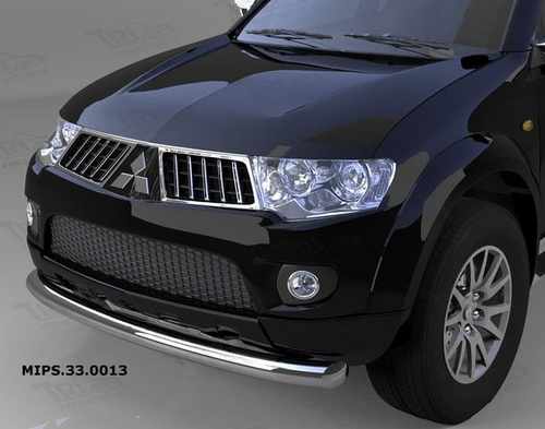 Захист переднього бампера Mitsubishi Pajero Sport (2008) і L200 (2014-2015 крім комплектації Invite) (одинарний) d 70