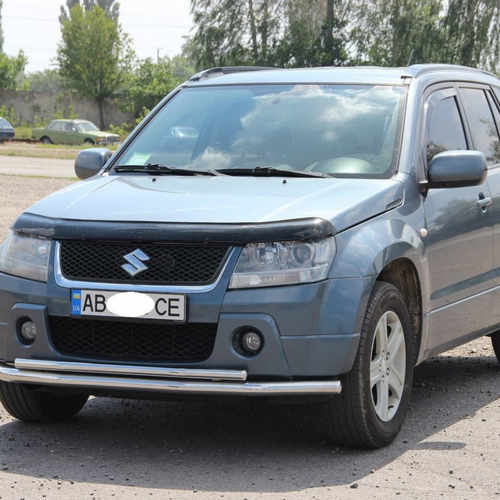 Передій захист подвійний d60 для Сузукі Гранд Вітара 2005-2015