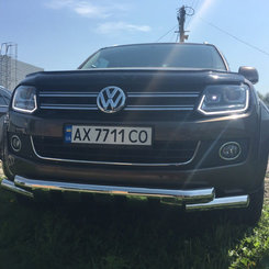 Передій захист з грилем Tamsan для Amarok
