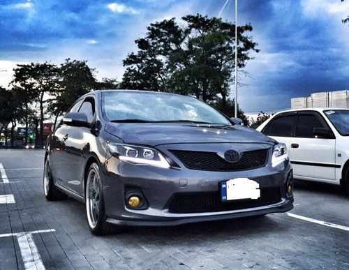 Передні фари з ДХО для Toyota Corolla E140 2011-14