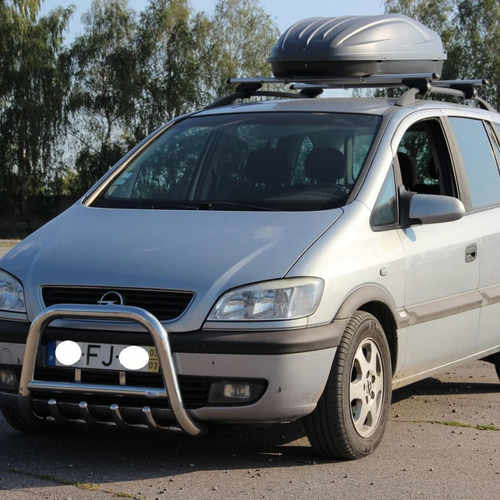 Кенгурятник з перемичкою і грилем D60 для Opel Zafira A 1999-2005
