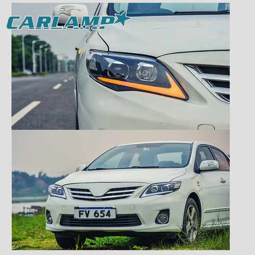 Передні фари з ДХО для Toyota Corolla E140 2011-14