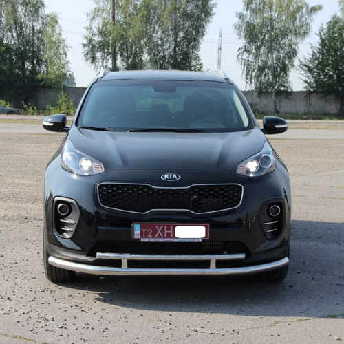 Передій захист подвійний для Kia Sportage 2016-