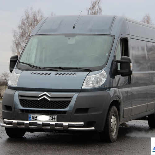 Захист переднього бампера подвійний для Citroen Jumper 2007+