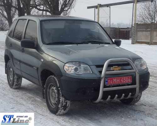 Кенгурятник високий для Chevrolet Niva 2008+