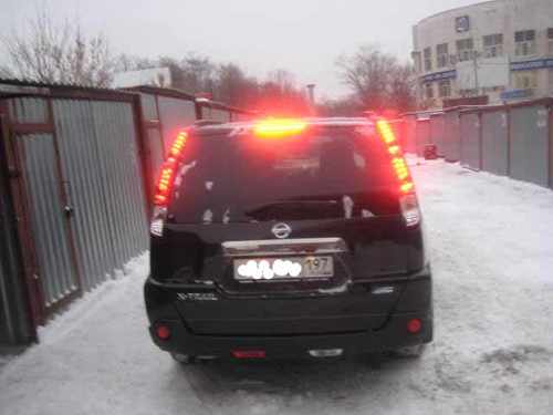 Задні ліхтарі LED Nissan X-trail 2009-2013 червоні