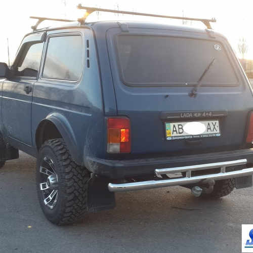 Задня захист подвійна для Niva Lada 4X4