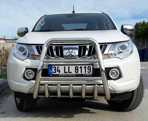Кенгурятник високий Tamsan для Mitsubishi L200 2016+ Fiat FullBack діаметр 70