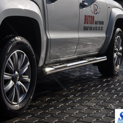 Пороги труба нерж. для VW Amarok 2010- /Ø60