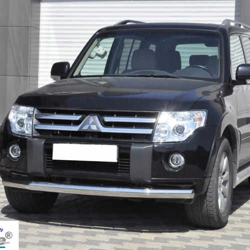 Передій захист одинарний труба Mitsubishi Pajero Wagon 06+