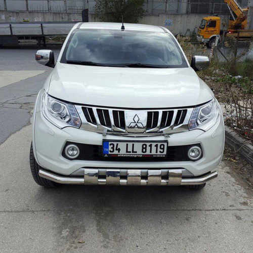 Передій захист з грилем Tamsan для Mitsubishi Л200 2016+ Fiat FullBack