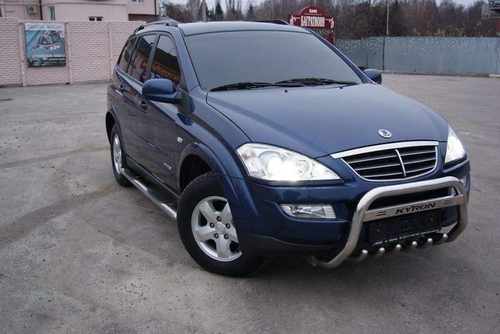 Кенгурятник з написом Can Otomotive для Ssang Yong new Kyron 2007+