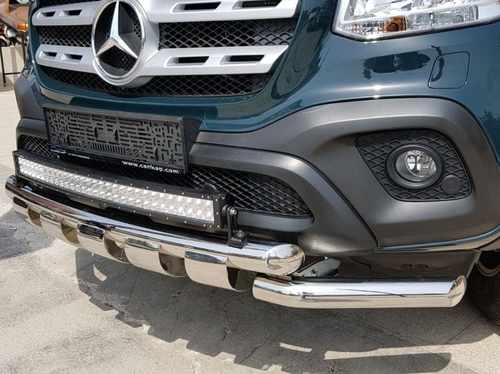 Захист переднього бампера Mercedes X-Class 2017+ (Shark) d 76/76