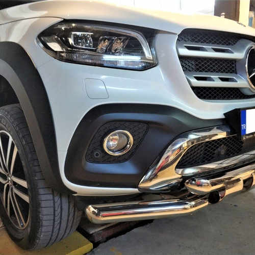 Захист переднього бампера Mercedes X-Class 2017+ (Shark) d 76/76
