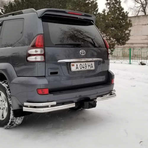 Задній захист куточки подвійні Prado 120