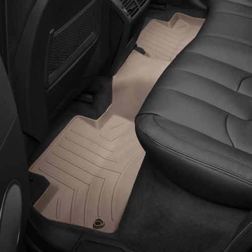 Килими гумові WeatherTech Range Rover Evoque 14+ задні (5-door, Coupe) беж. 454043