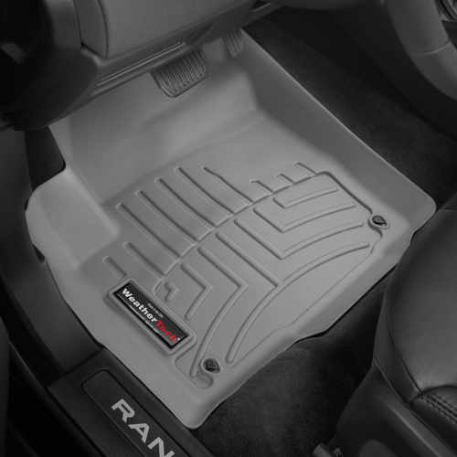Килими гумові WeatherTech Range Rover Evoque 12+ передні (5-door, Coupe, Convertible) сірі 464041