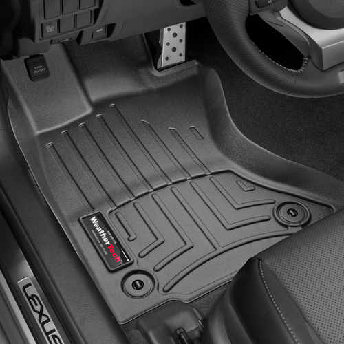 Килими гумові WeatherTech Lexus IS AWD 14+ передні чорні 445751