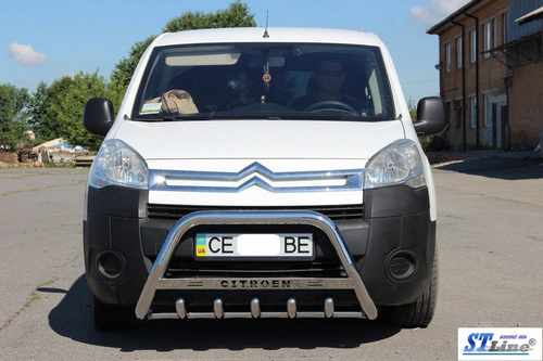 Кенгурятник WT004 (нерж.) 60 мм для Citroen Berlingo 2008-2018 років.