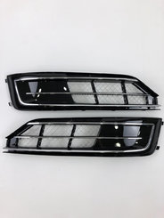 Грати в бампер Audi A8 D4 14-17г в стилі W12