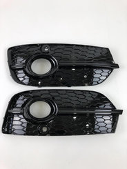Решетки в бампер Audi Q3 11-14г For ACC в стиле RSQ3 Full Black