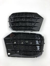 Грати в бампер Audi Q3 2014-2018р в стилі RS Full Black