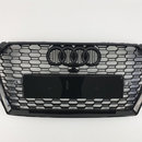 Грати радіатора Audi A4 RS4 2015-2019р Full Black Quattro