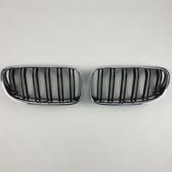 Решітка радіатора ніздрі BMW 3 Series E92/E93 2010-2013г Глянець Хром Рамка