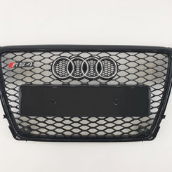 Решітка радіатора Audi А4 RS4 2008-2012г Full Black (chrome rings)