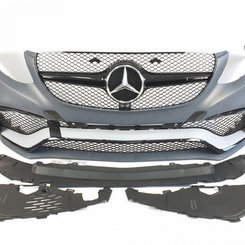 Передній бампер AMG на Mercedes-Benz GLE-Class W166 2015-2018р.