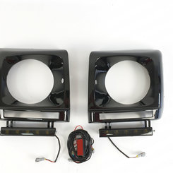Накладки на фари (окуляри) з LED-ами Mecedes-Benz G-Class W463 G55 1990-2015р.