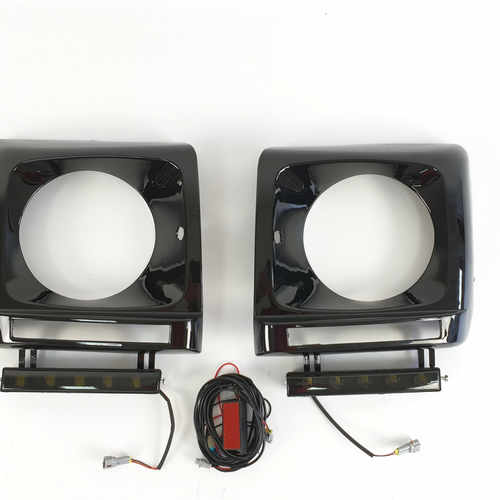 Накладки на фари (окуляри) з LED-ами Mecedes-Benz G-Class W463 G55 1990-2015р.