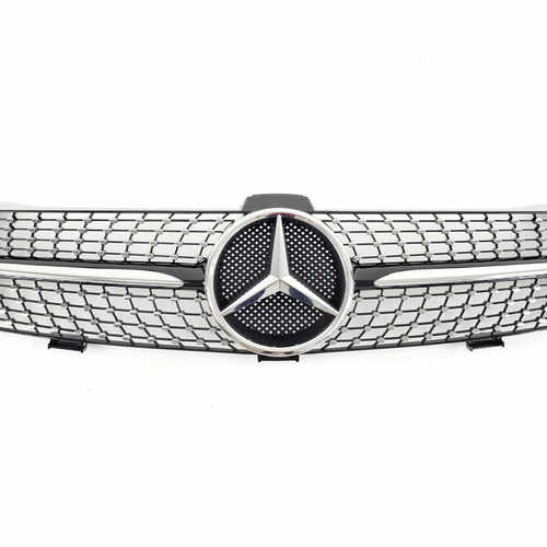 Решітка радіатора Mercedes-Benz CLS-Class W219 2004-2008 Diamond Black