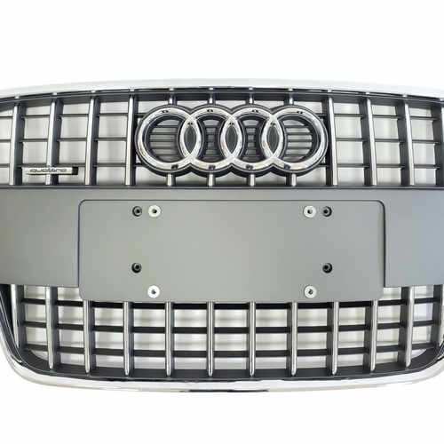 Решітка радіатора Audi Q7 SQ7 2009-2015рік Silver Chrom