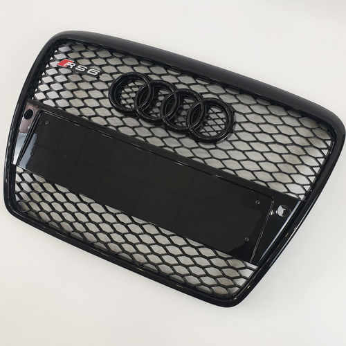 Решітка радіатора Audi A6 RS C6 2004-2011г Full Black (під парктронік)