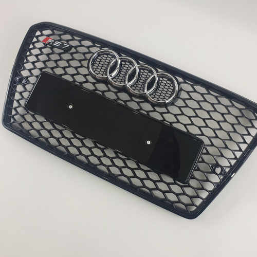 Решітка радіатора Audi A7 RS7 2010-2014 рік Full Black (chrome rings)