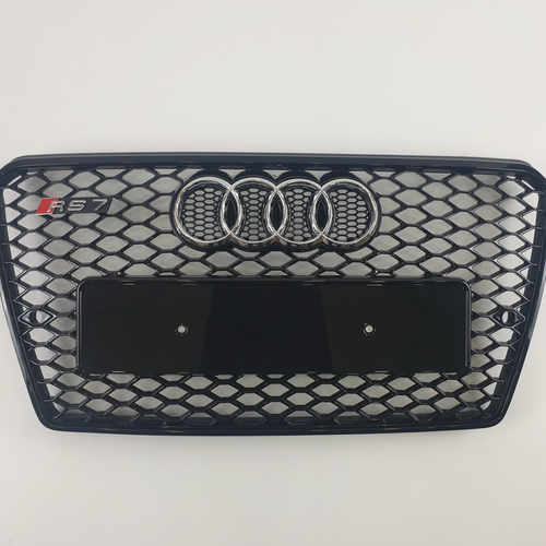 Решітка радіатора Audi A7 RS7 2010-2014 рік Full Black (chrome rings)