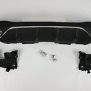 Дифузор заднього бампера Mercedes W166 GLE-Class 2015-2018 Black Chrome