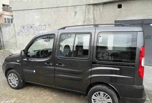Рейлінги Чорні Пластикові ніжки для Fiat Doblo I 2001-2005 рр.