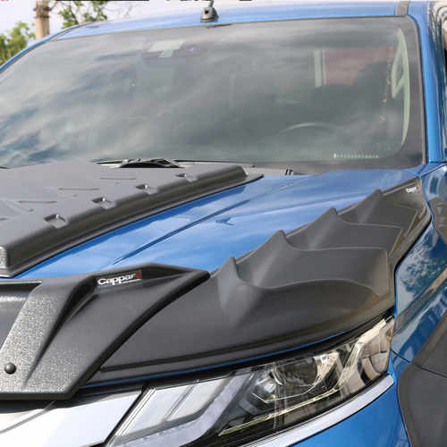 Комплект накладок на капот DRAGON (3 шт) для Mitsubishi L200 2019-2025
