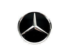 Логотипы Chrome стеклянный (муляж дистроника) на Mercedes-Benz C-Class W204 2007-2014 года.