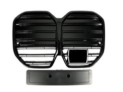 Решетка Черный глянец (Двойные M-Look) "i4" на BMW 4 Series G26 2020-2024 года